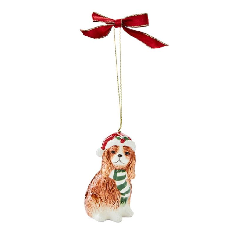 スポード クリスマスツリー オーナメント キング・チャールズ・スパニエル