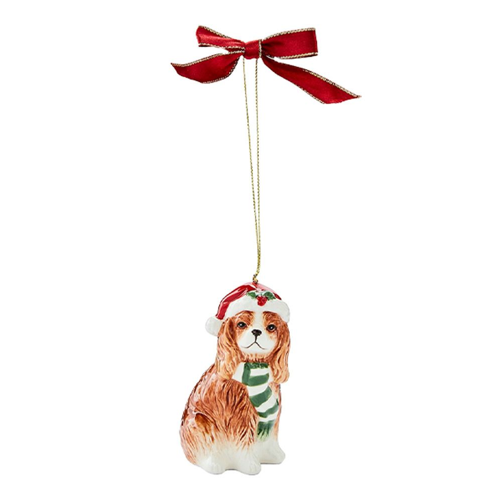 スポード クリスマスツリー オーナメント キング・チャールズ・スパニエル
