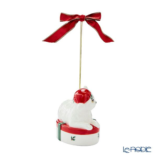 スポード クリスマスツリー オーナメント 仔猫とギフトボックス