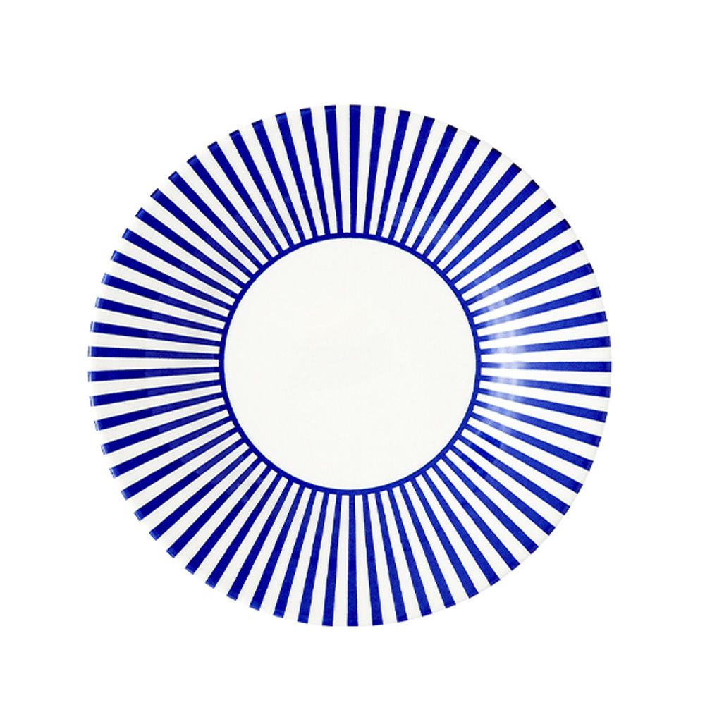 スポード ステッカート プレート 18cm ナローストライプ