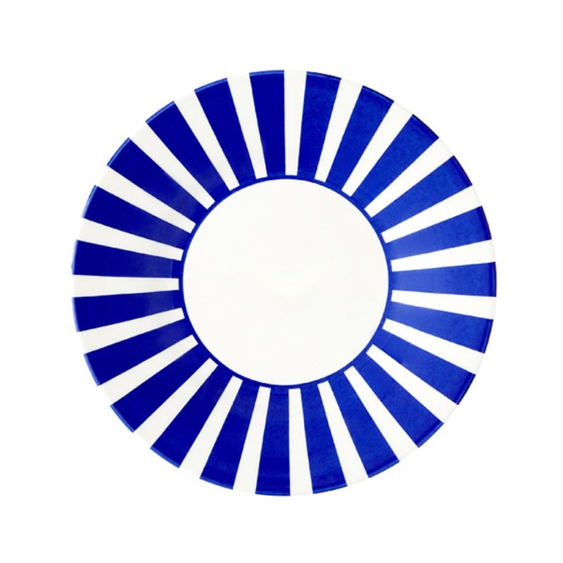 スポード ステッカート プレート 18cm ボールドストライプ