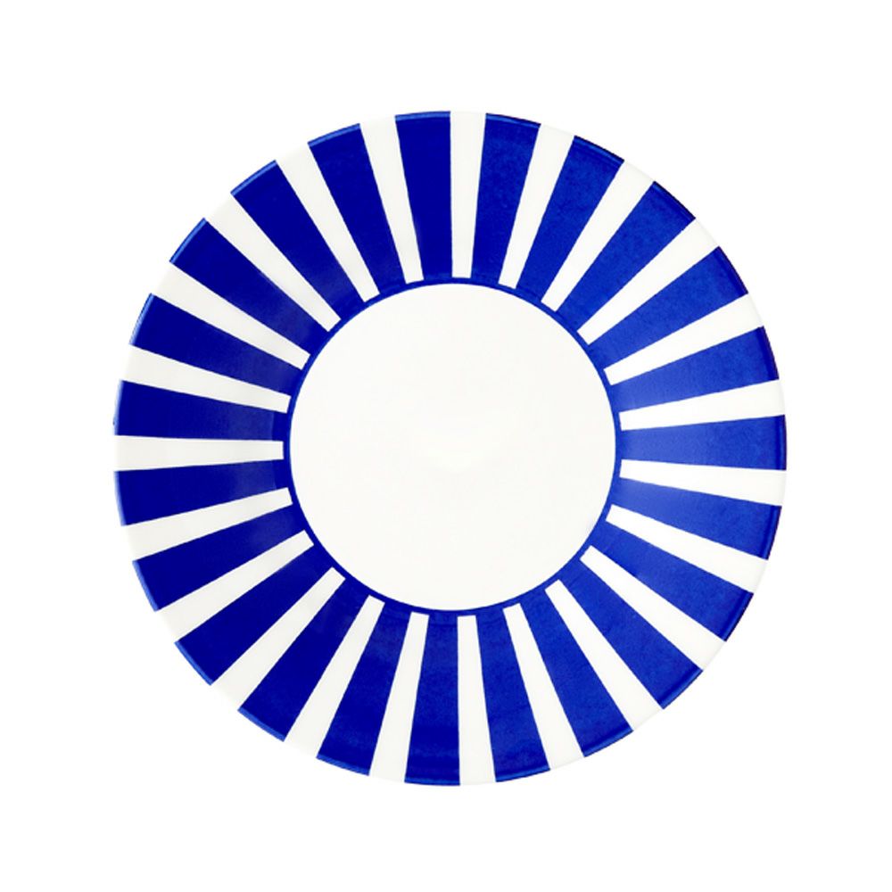 スポード ステッカート プレート 18cm ボールドストライプ