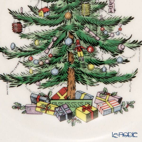 スポード クリスマスツリー プレート 16cm