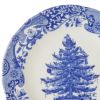 スポード ブルーイタリアン クリスマスツリー プレート 20cm