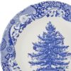 スポード ブルーイタリアン クリスマスツリー プレート 27cm