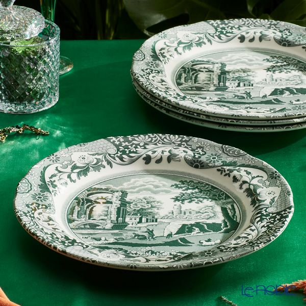 スポード グリーンイタリアン プレート 27cm