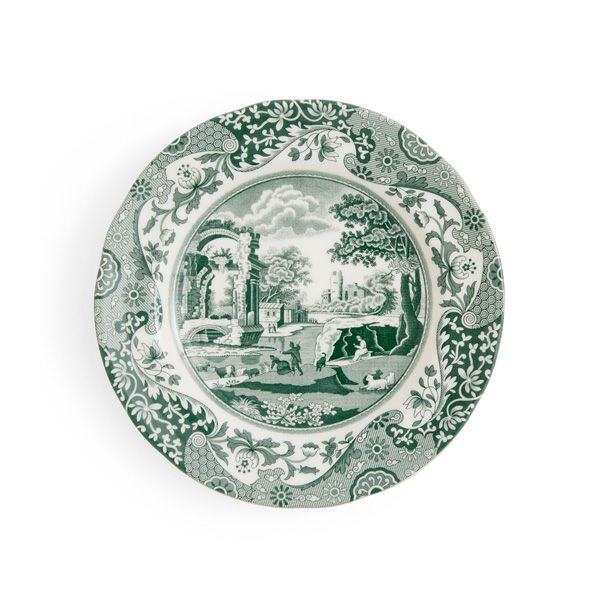 スポード グリーンイタリアン プレート 15cm