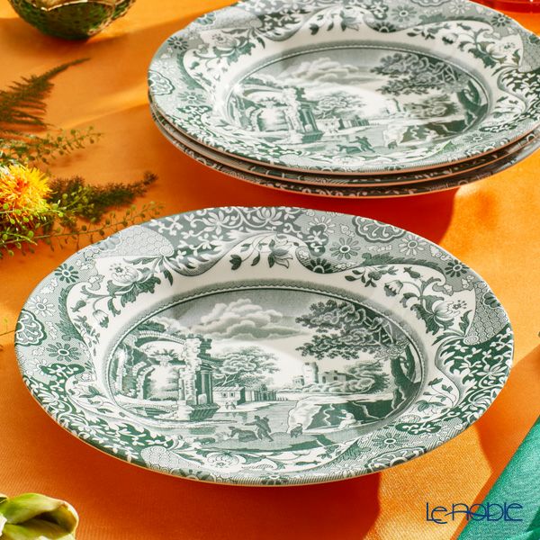 スポード グリーンイタリアン スーププレート 23cm