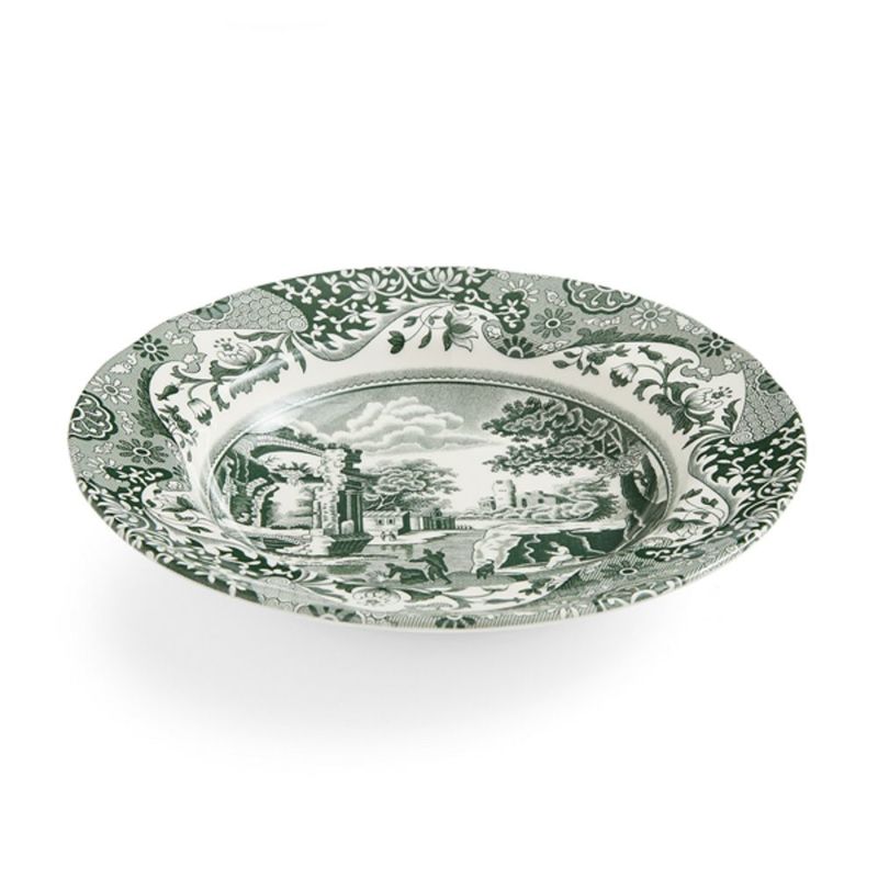 スポード グリーンイタリアン スーププレート 23cm