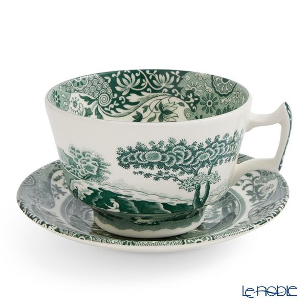 スポード グリーンイタリアン ブレックファーストカップ＆ソーサー