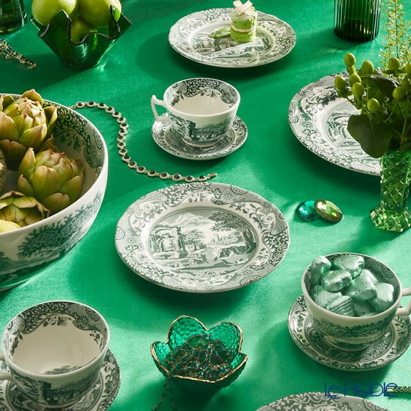 スポード グリーンイタリアン ティーカップ＆ソーサー 200ml