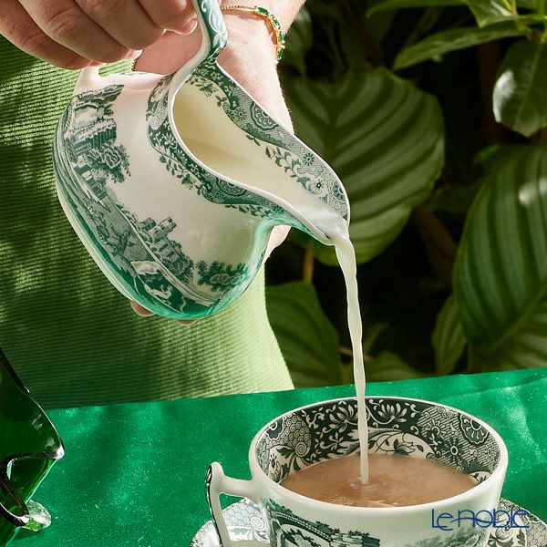 スポード グリーンイタリアン クリームジャグ／クリーマー／ミルクポット 280ml