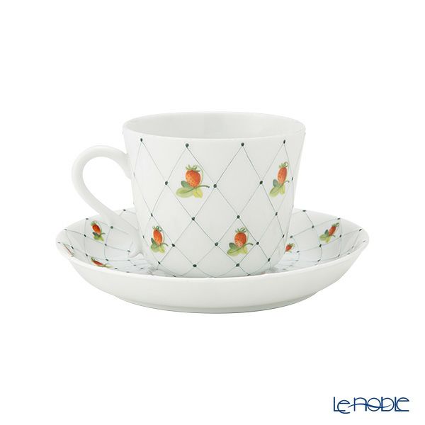 ヘレンド RSFR-3 ティーカップ＆ソーサー ストロベリー 150ml 03949／03929