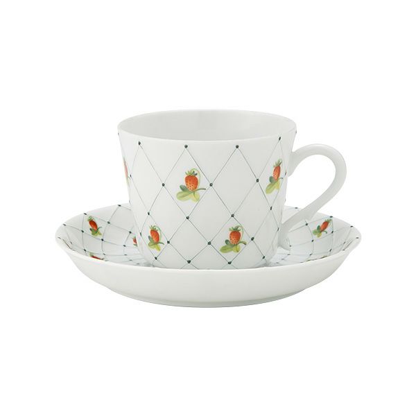 ヘレンド RSFR-3 ティーカップ＆ソーサー ストロベリー 150ml 03949／03929