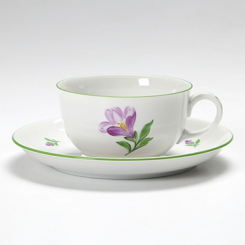 アウガルテン（AUGARTEN） ウィンナーフラワー（5089G） クロッカス ティーカップ＆ソーサー（S） 200ml（001）