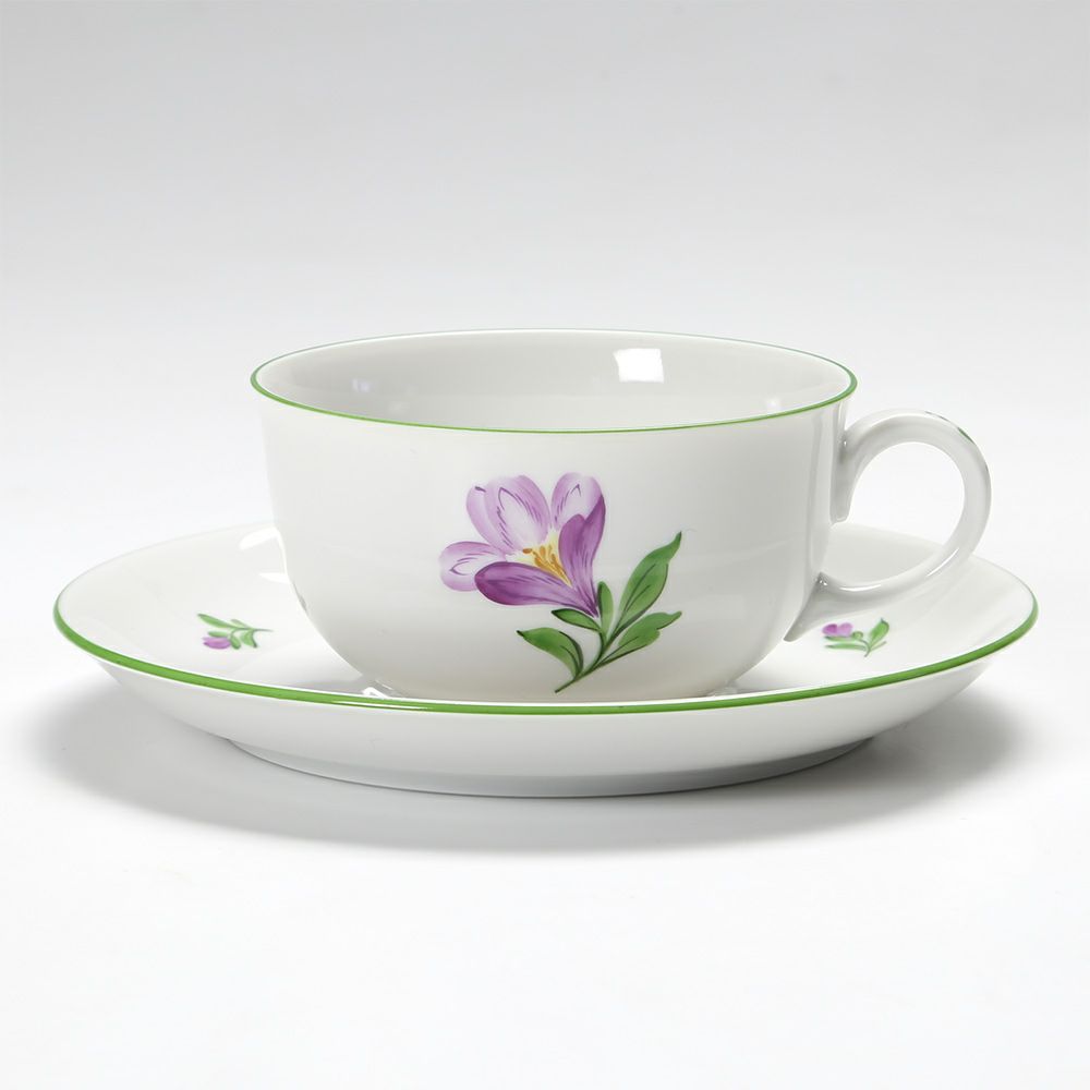 アウガルテン（AUGARTEN） ウィンナーフラワー（5089G） クロッカス ティーカップ＆ソーサー（S） 200ml（001）