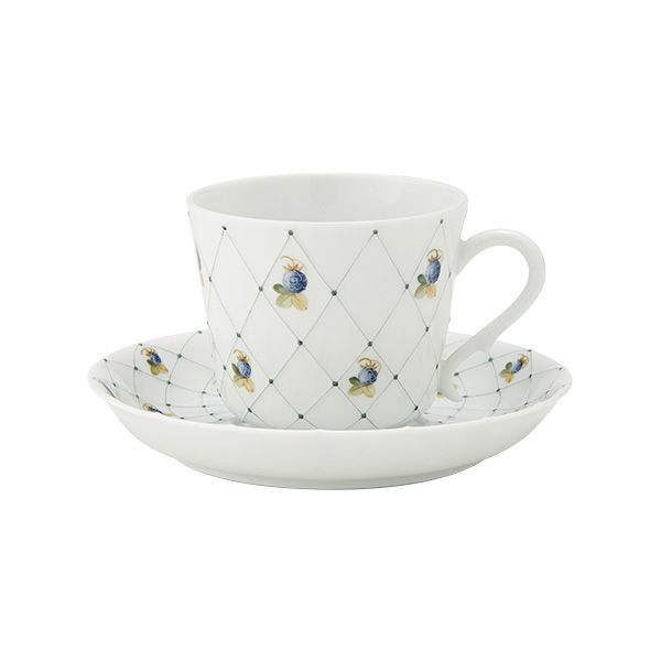 ヘレンド RSFR-2 ティーカップ＆ソーサー ブルーベリー 150ml 03949／03929