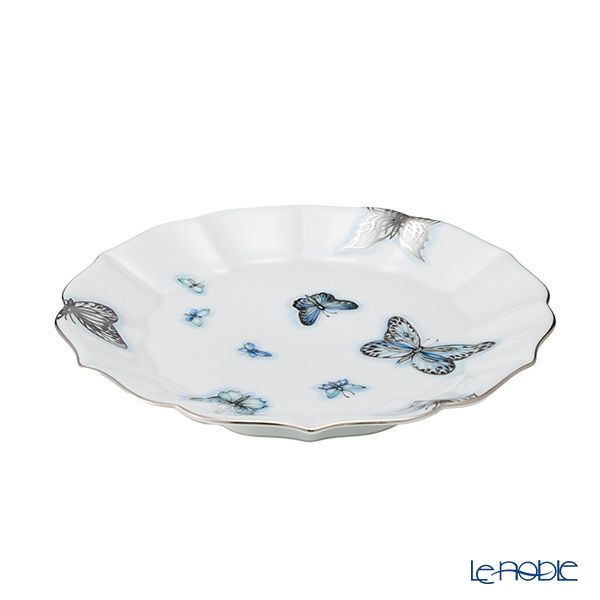 ヘレンド ブルーバタフライプラチナ PLL ティーセット