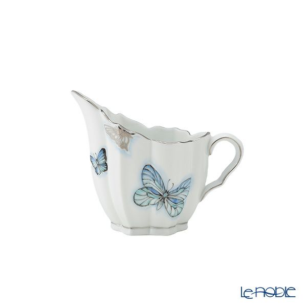 ヘレンド ブルーバタフライプラチナ PLL ティーセット