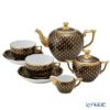 ヘレンド エカイユ ブラックゴールド VHN-OR ティーセット