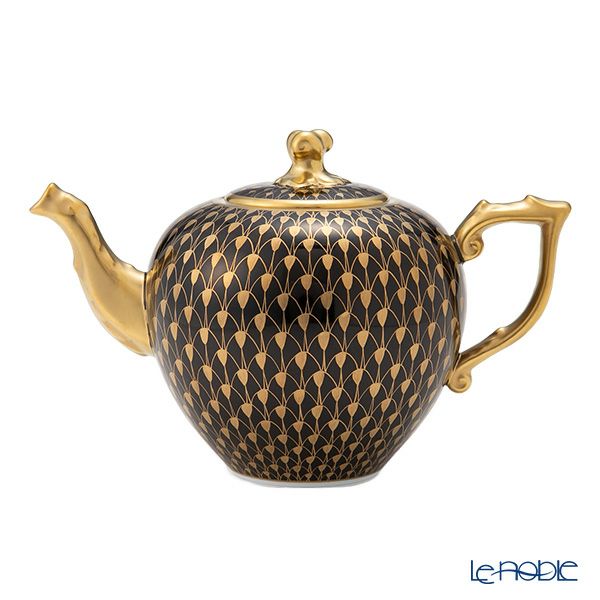 ヘレンド エカイユ ブラックゴールド VHN-OR ティーセット