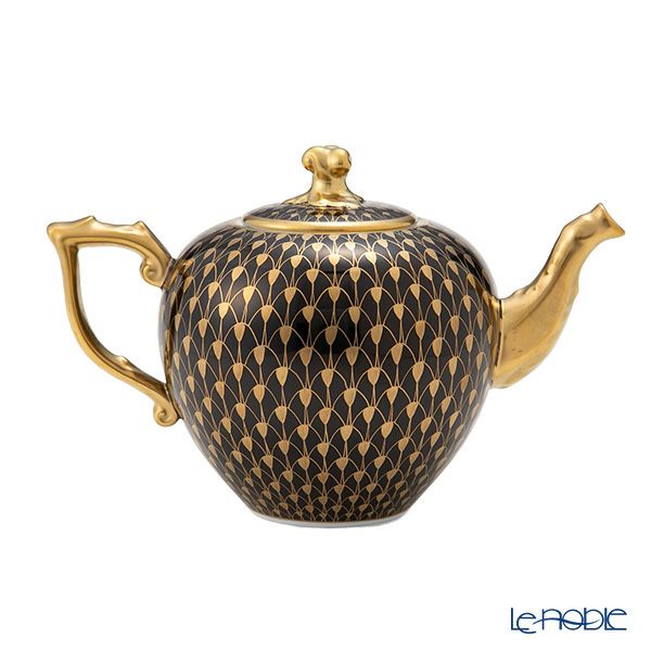 ヘレンド エカイユ ブラックゴールド VHN-OR ティーセット