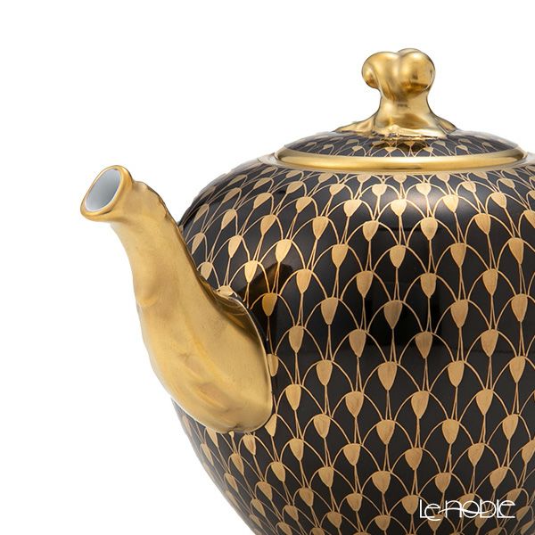 ヘレンド エカイユ ブラックゴールド VHN-OR ティーセット