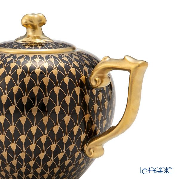 ヘレンド エカイユ ブラックゴールド VHN-OR ティーセット