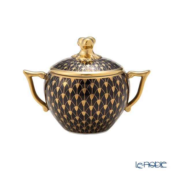 ヘレンド エカイユ ブラックゴールド VHN-OR ティーセット