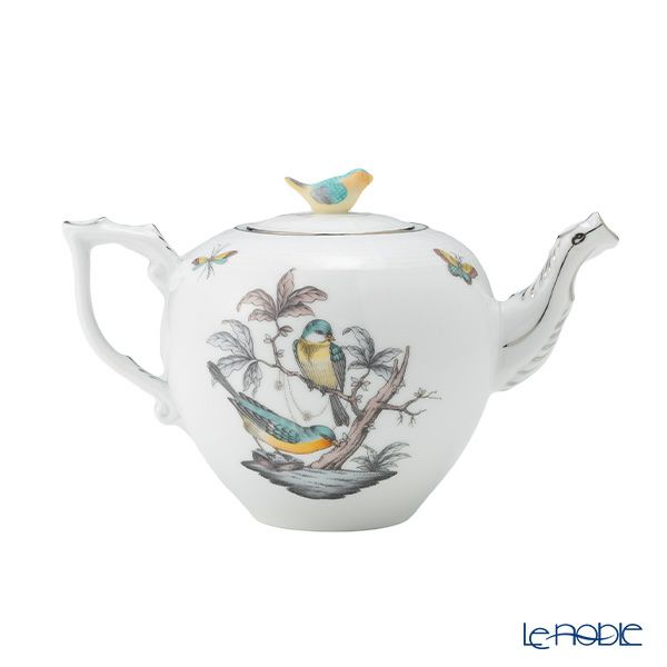 ヘレンド ロスチャイルドバード ブループラチナ O-ROE-PT ティーセット