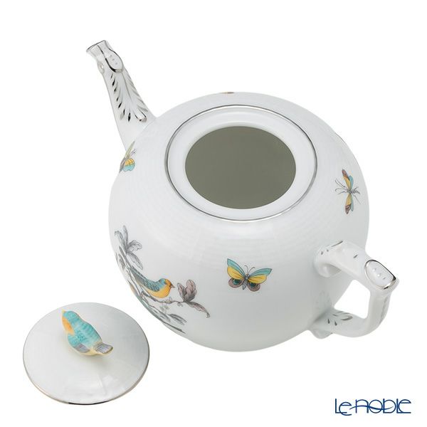 ヘレンド ロスチャイルドバード ブループラチナ O-ROE-PT ティーセット