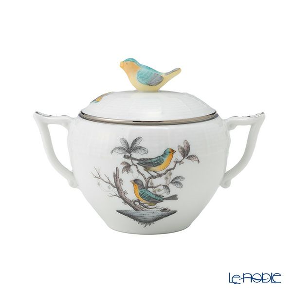 ヘレンド ロスチャイルドバード ブループラチナ O-ROE-PT ティーセット