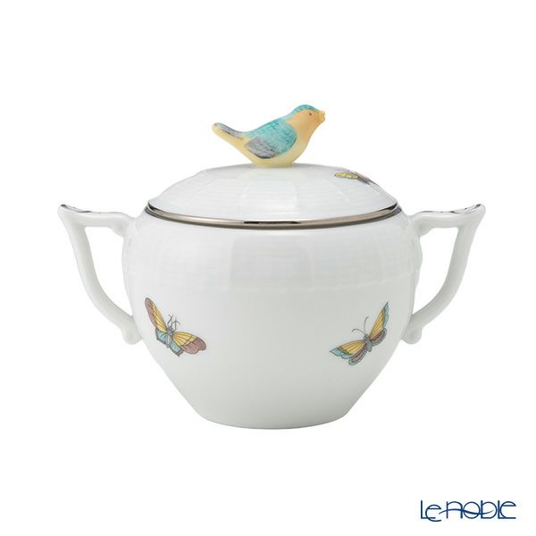 ヘレンド ロスチャイルドバード ブループラチナ O-ROE-PT ティーセット