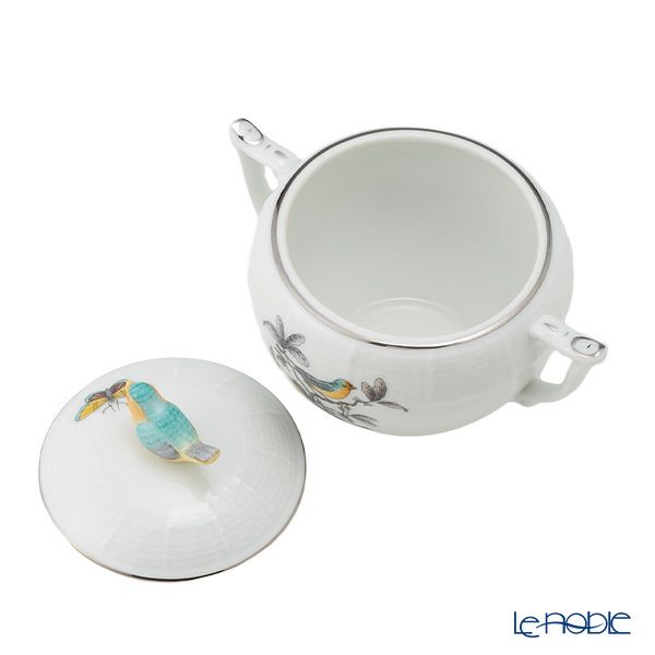 ヘレンド ロスチャイルドバード ブループラチナ O-ROE-PT ティーセット