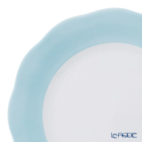 ヘレンド シルクリボン WCTQ01 20517-0-00 プレート 19cm ターコイズ 金彩なし