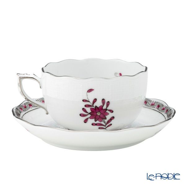 ヘレンド アポニーダークピンクプラチナ AP3-PT 00724-0-00 ティーカップ＆ソーサー 200ml