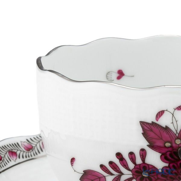 ヘレンド アポニーダークピンクプラチナ AP3-PT 00724-0-00 ティーカップ＆ソーサー 200ml