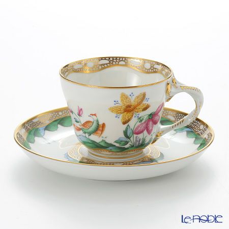 アウガルテン（AUGARTEN） ファンタジーバード（6766G） コーヒーカップ＆ソーサー（070）