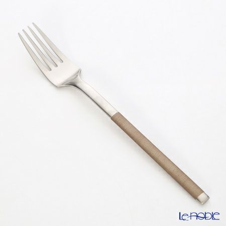 サクライ J-Tone 布着せカトラリー コージー ブラウン ディナー2人用 10本セット 18-8