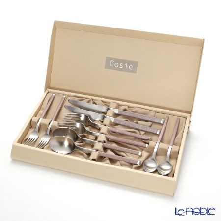 サクライ J-Tone 布着せカトラリー コージー ピンク ディナー2人用 10本セット 18-8