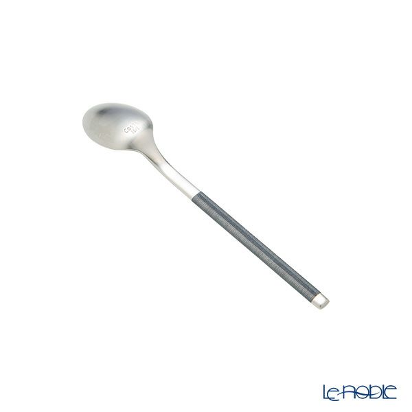 サクライ J-Tone 布着せカトラリー コージー グレイ ティースプーン 5本セット 18-8