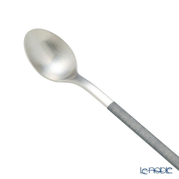 サクライ J-Tone 布着せカトラリー コージー グレイ ティースプーン 5本セット 18-8