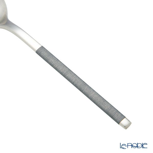 サクライ J-Tone 布着せカトラリー コージー グレイ ティースプーン 5本セット 18-8