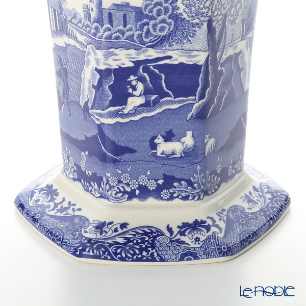 スポード ブルーイタリアン 六角（ヘキソグナル） ベース 27cm