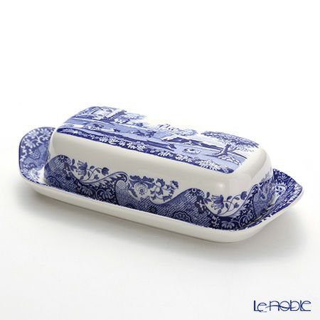 スポード ブルーイタリアン バターディッシュ 20cm
