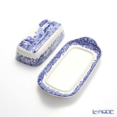 スポード ブルーイタリアン バターディッシュ 20cm