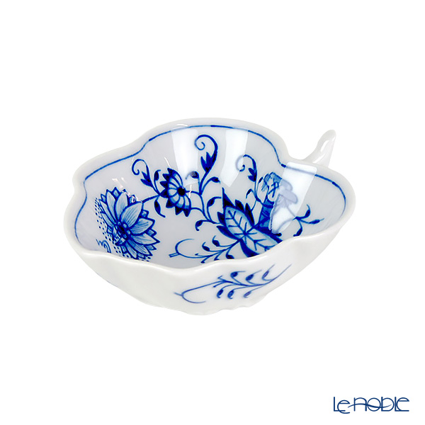 マイセン（Meissen） ブルーオニオン 800101／00206 リーフボウル 10×8cm