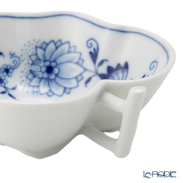 マイセン（Meissen） ブルーオニオン 800101／00206 リーフボウル 10×8cm