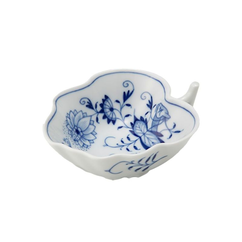 マイセン（Meissen） ブルーオニオン 800101／00206 リーフボウル 10×8cm
