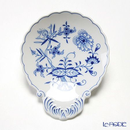 マイセン（Meissen） ブルーオニオン 800101／00211 アイスプレート 11×13cm